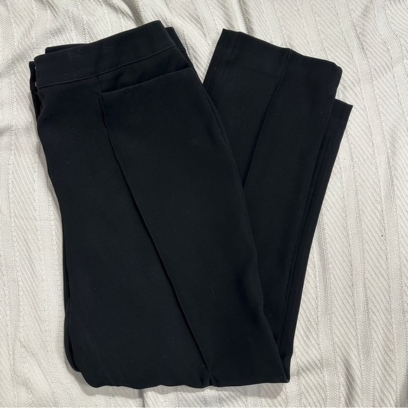 Carlisle black career pants, no size tag, pockets, front seam, spring - Picture 2 of 7